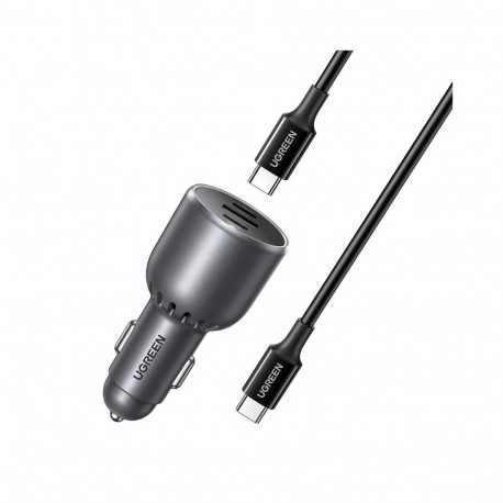 UGREEN autolaadija EC705 USB + 2x USB-C 130W + 1m 5A kaabel