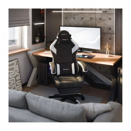 Gaming Chair - Huzaro Force 3.7 White Carbon White