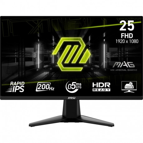 Monitor - MSI MAG 255F E20 200 Hz Full HD Black