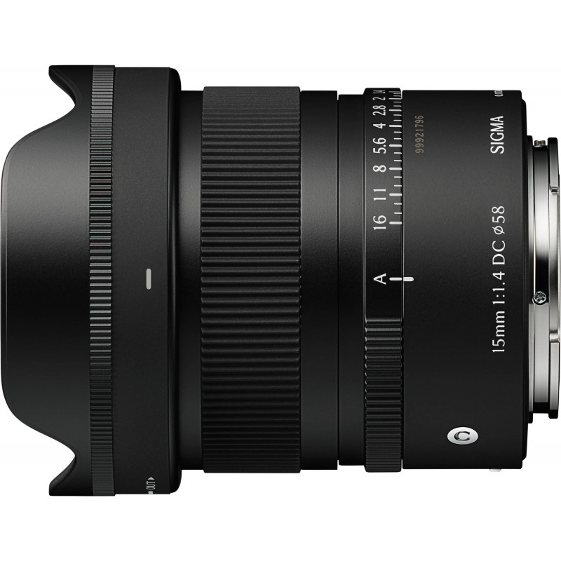 Sigma 15mm f/1.4 DC Contemporary objektiiv Sonyle