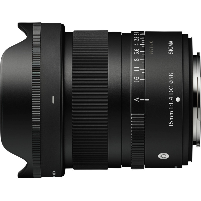 Sigma 15mm f/1.4 DC Contemporary objektiiv Fujifilmile