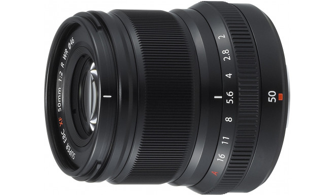 Fujifilm Fujinon XF 50mm f/2 R WR objektiiv, must