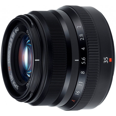 Fujifilm Fujinon XF 35mm f/2 R WR objektiiv, must
