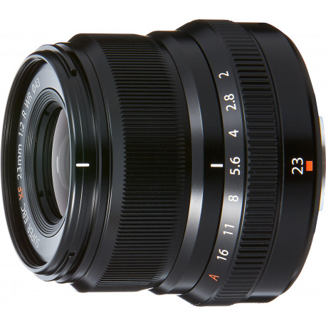 Fujifilm Fujinon XF 23mm f/2.0 R WR objektiiv, must