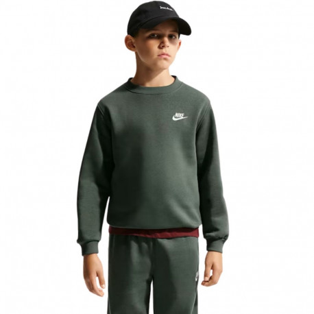 Nike laste dressipluus Sportswear Club Fleece FD3006 305, tumeroheline