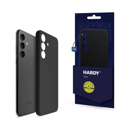 3mk silikoonist ümbris Samsung Galaxy S25 Hardy Android MagCase, must