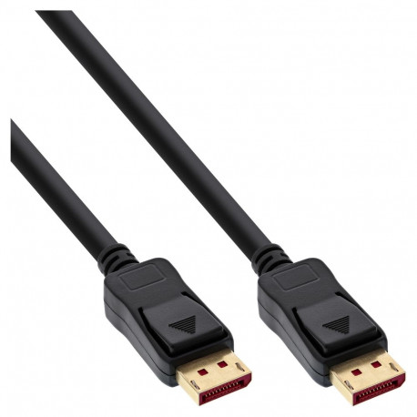 "INLINE DisplayPort 1.4 Kabel 8K4K schwarz vergoldete Kontakte 5m"