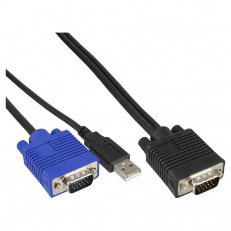 INLINE USB KVM-kaablikomplekt 19-tollisele KVM-lülitile, pikkus 1.8m