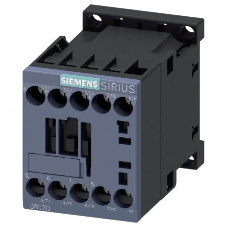Siemens kontaktor 3RT20161BB42 AC-3 4kW/400V 1 24VDC 3p S00