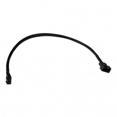"K Alphacool Lüfterkabel 4-Pin auf 4-Pin Verlängerung 30cm - schwarz"