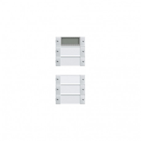 "GIRA 214503 Wippenset 5f Plus reinweiß System 55"