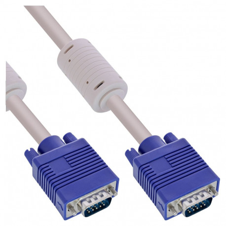 "INLINE S-VGA Kabel 15pol HD Stecker / Stecker beige 1.5m"