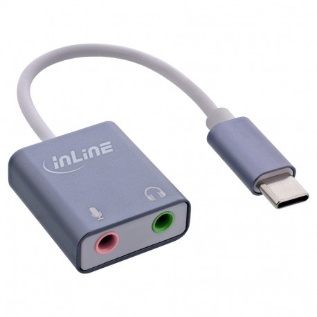 "INLINE USB Audio Soundadapter USB-C Kabel"