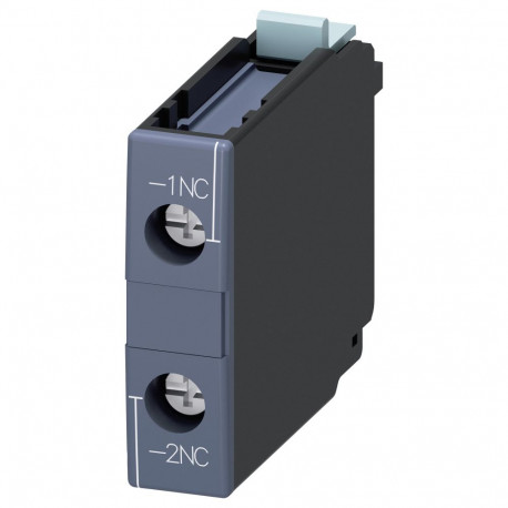"Siemens 3RH19211CA01 Hilfsschalterblock 1 DIN EN50005 Schraubanschluss 1p"