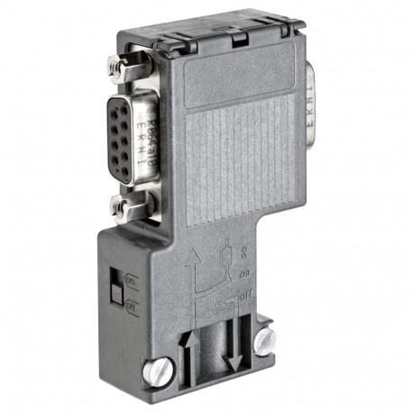 "Siemens 6ES79720BB120XA0 SIMATIC DP Anschlussstecker f.PROFIBUS 90Kabelabg."