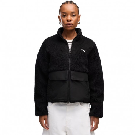 Kurtka damska Puma Re:Fibre Sherpa czarna 694567 01 L