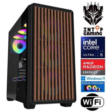 INTOP AQUA Ultra 5 245KF 16GB DDR5 1TB SSD M.2 NVME RX9060XT 16GB WiFi WIN11Pro