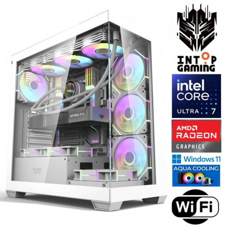 INTOP AQUA Ultra 7 265KF 16GB DDR5 1TB SSD M.2 NVME RX9060XT 16GB WiFi WIN11