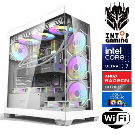 INTOP AQUA Ultra 7 265KF 64GB DDR5 1TB SSD M.2 NVME RX9060XT 16GB WiFi no-OS