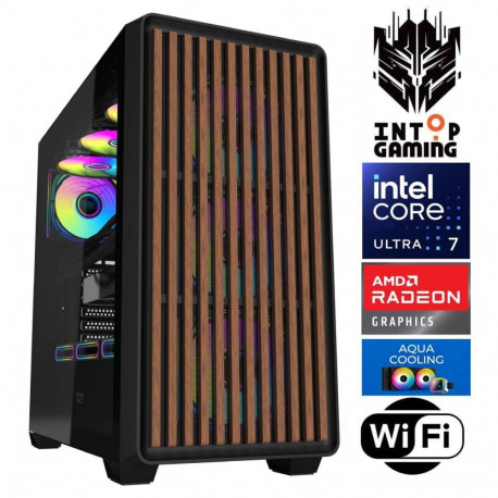 INTOP AQUA Ultra 7 265KF 16GB DDR5 1TB SSD M.2 NVME+2TB RX9060XT 16GB WiFi no-OS