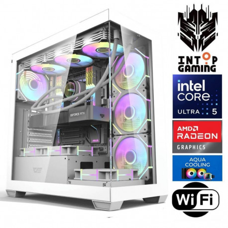INTOP AQUA Ultra 5 245KF 64GB DDR5 1TB SSD M.2 NVME+2TB RX9060XT 16GB WiFi no-OS