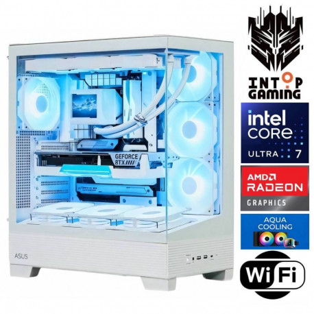 INTOP AQUA Ultra 7 270K Plus 64GB DDR5 1TB SSD M.2 NVME RX9060XT 16GB WiFi no-OS