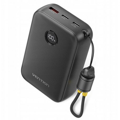 Vention 20000mAh Powerbank Black