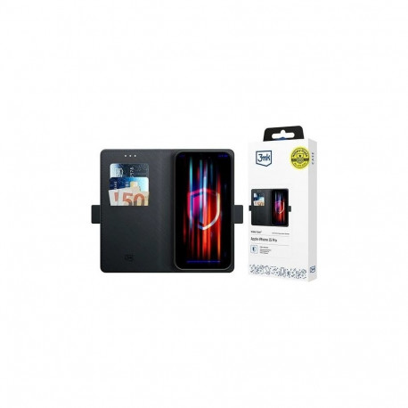 3MK mobiiltelefoni rahakotiümbris 15.5cm (6.1"), must