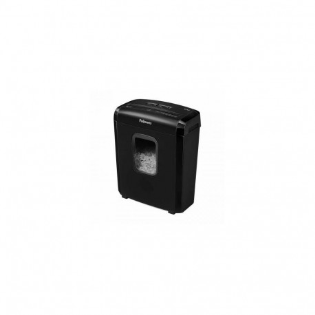 Fellowes Powershred 6M paper shredder Micro-cut shredding Black