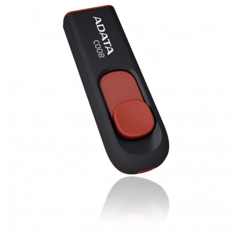 ADATA C008 USB flash drive 16 GB USB Type-A 2.0 Black  Red