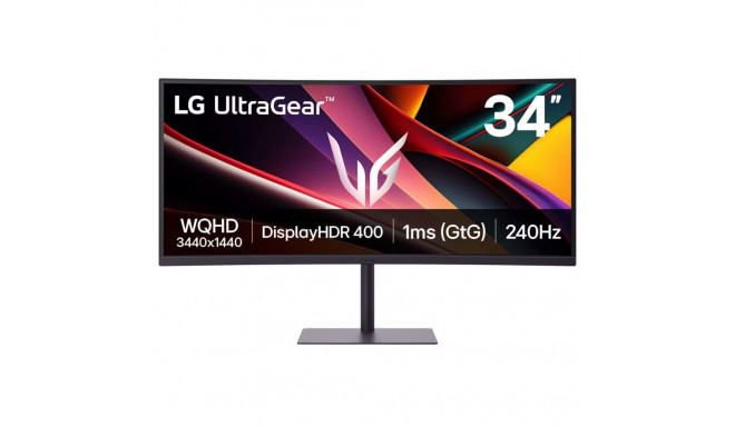 LG arvutimonitor 34G630A-B 86.4 cm (34") 3440 x 1440 pikslit Wide Quad HD, must