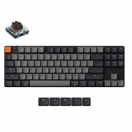 Keychron juhtmevaba klaviatuur K1 K1X-A3, must
