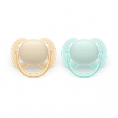 Philips Avent pacifier Ultra soft Neutral  0-6M (2 pcs)