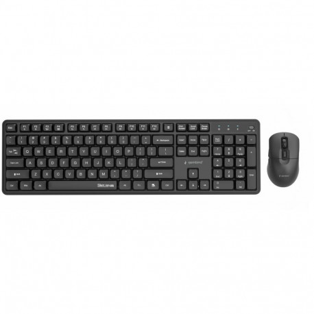 Gembird klaviatuuri ja hiire komplekt Silent key Pro Business juhtmevaba US
