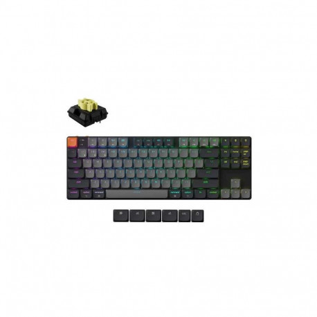 Keychron klaviatuur K1X-B4 universaalne USB + Bluetooth QWERTY ingliskeelne, hall