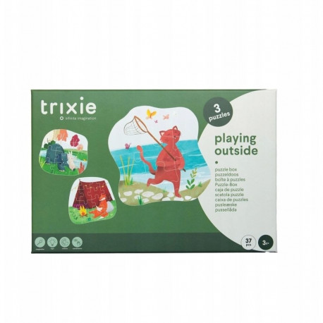 Trixie pusled – õues mängimine (3 puslet)