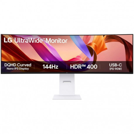 LG LCD-monitor 49U950A-W 5120 x 1440 pikslit Dual QHD algne kuvasuhe 32:9 LED, kumer 49"