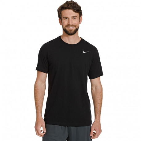 Nike meeste T-särk Nk Df Te Dfc Crew Solid AR6029 010 L, must