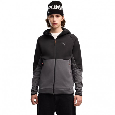 Bluza męska Puma Tech Slim Elevated czarno-szara 693951 34 M