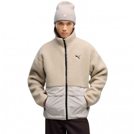 Kurtka męska Puma Hybrid Re: Fibre Sherpa beżowa 694562 82 XL
