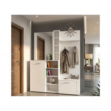 CLOSET HALL SANDU WHITE 1.47X0.5X2M