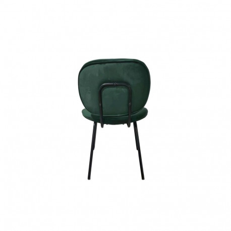 Roheline velveteisest söögitool DN-723