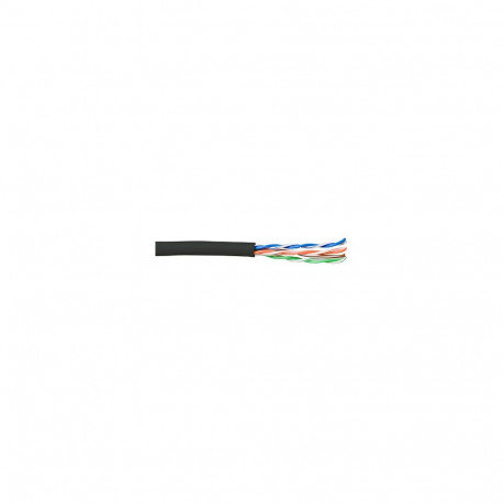 "CAT5E U/UTP stranded patch black 100 m"