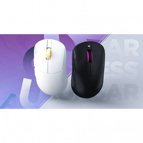 HATOR juhtmevaba mängurihiir Quasar 3 2.4GHz + Bluetooth + USB, optilised Yellow 100M-lülitid, PixAr