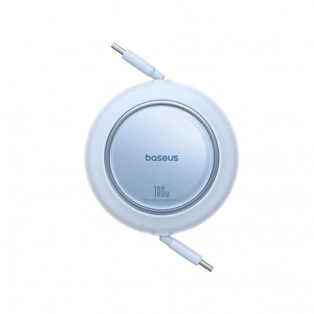 BASEUS USB-C-kaabel Free2Pull USB C 100W 2m sissetõmmatav, galaktikasinine