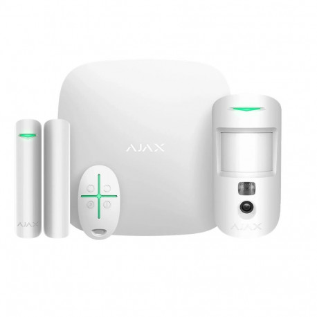 Ajax alarmsüsteemi stardikomplekt CAM/HDR 156253 AJAX 156253 (4823114083426), valge