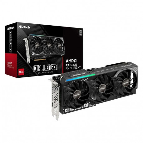 ASRock graafikakaart Radeon RX 9070 XT Challenger 16GB – 16GB GDDR6 1x HDMI 3x DP