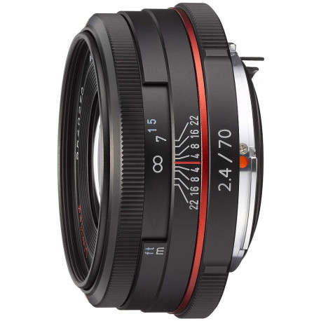 HD Pentax DA 70mm f/2.4 Limited objektiiv, must