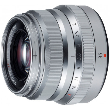 Fujifilm Fujinon XF 35mm f/2 R WR objektiiv, hõbedane