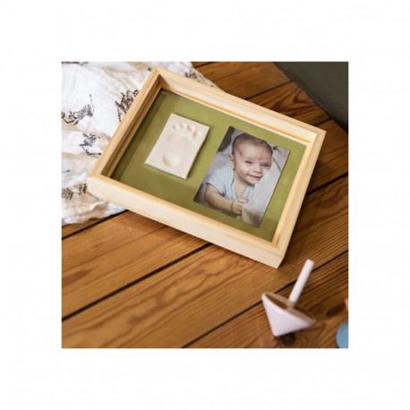 Action! Baby Art Pure Frame puidust komplekt beebi jalajälgede või käejälgede tegemiseks 3601092030